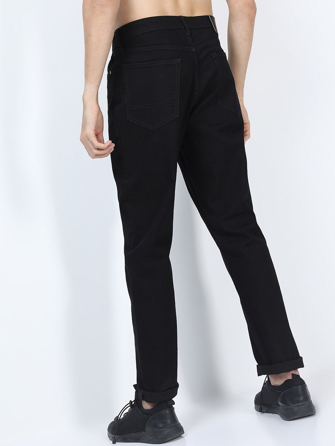 HIGHLANDER Men Black Slim Fit Stretchable Jeans