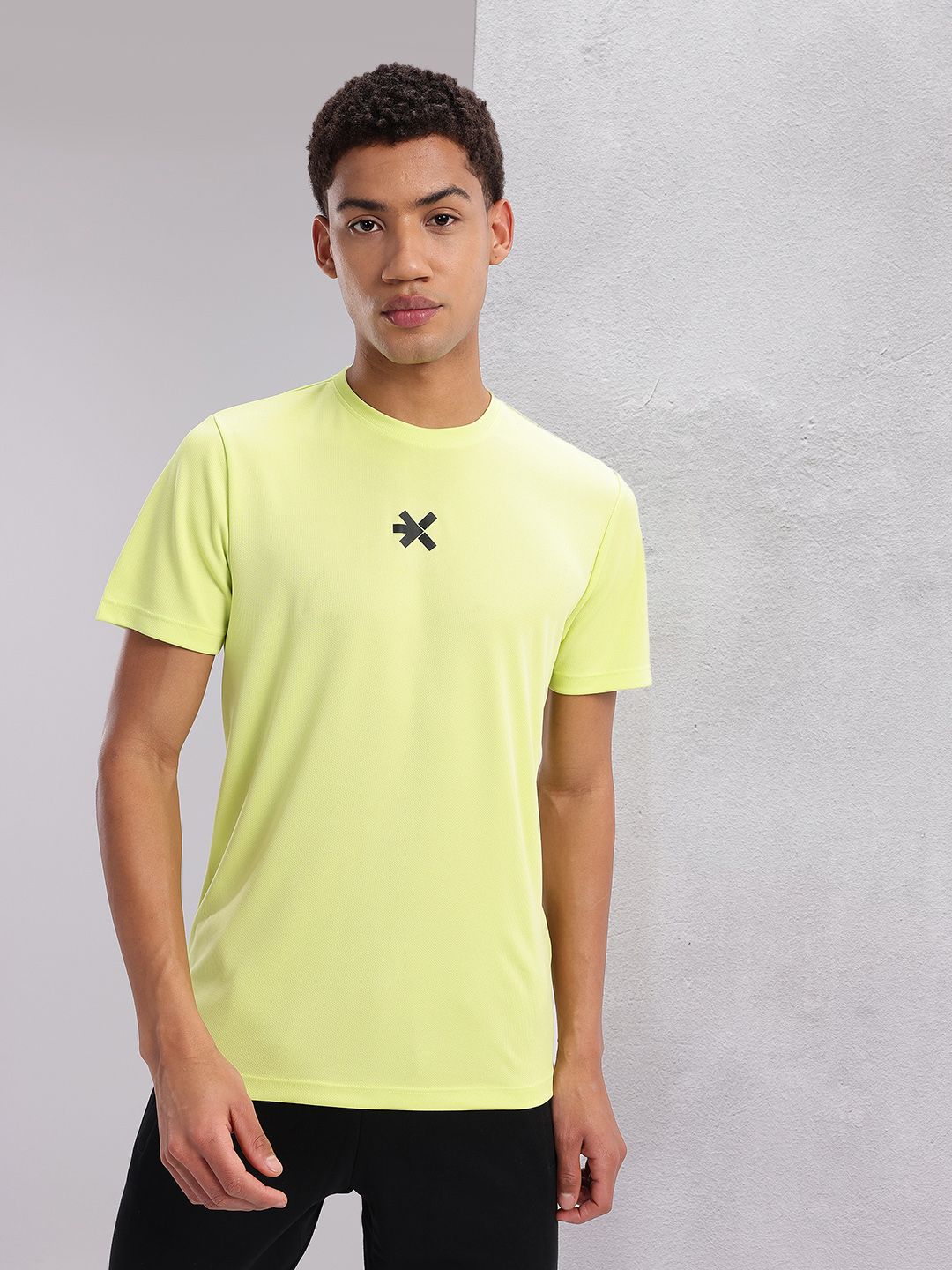 HRX by Hrithik Roshan Couple Tee Collection Typography Print Rapid-Dry Running T-shirt