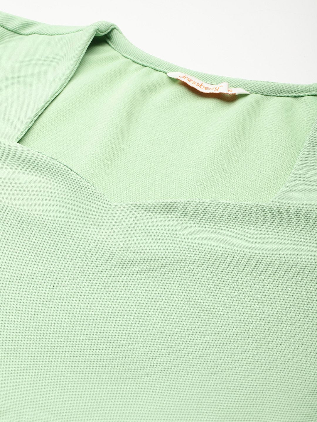 DressBerry Sweetheart Neck Puff Sleeve A-Line Dress