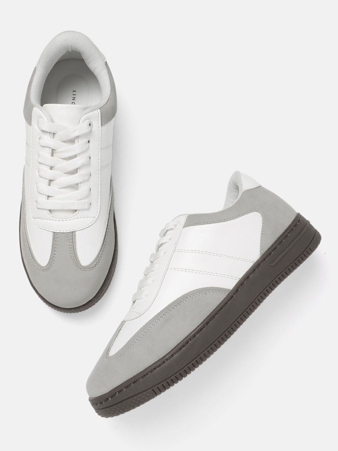 Lino Perros Women Colourblocked PU Sneakers