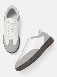 Lino Perros Women Colourblocked PU Sneakers