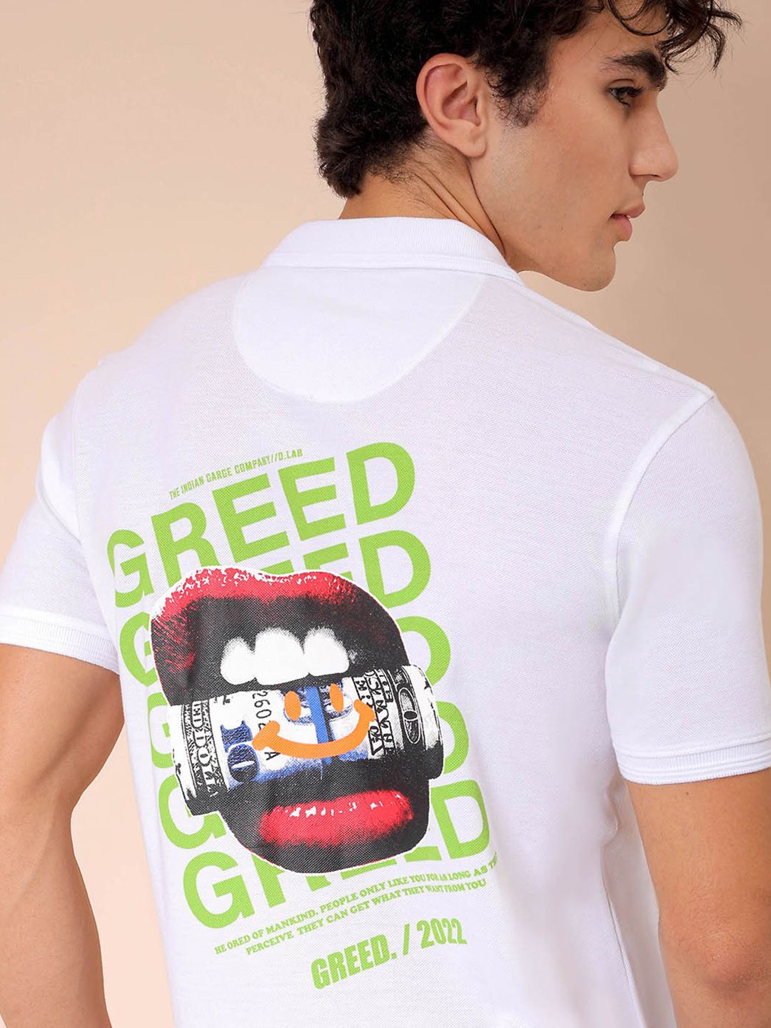The Indian Garage Co Men Printed Applique T-shirt