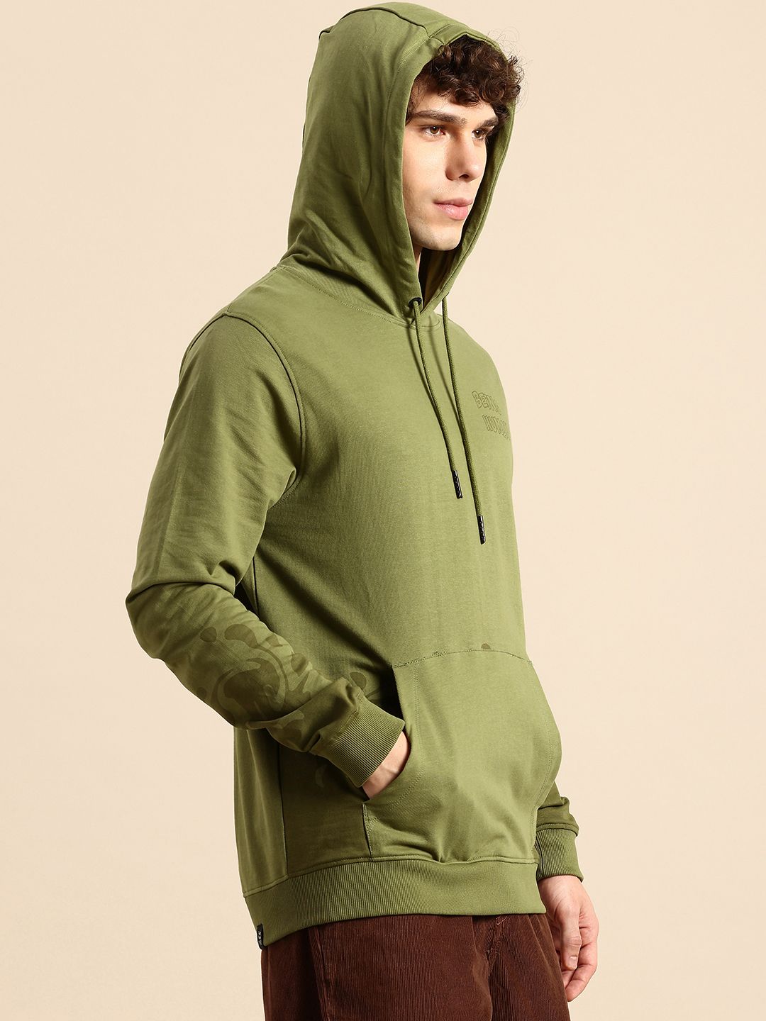 Being Human Hooded Pure Cotton Sweatshirt