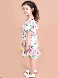 pspeaches Floral Printed  A-Line Dress