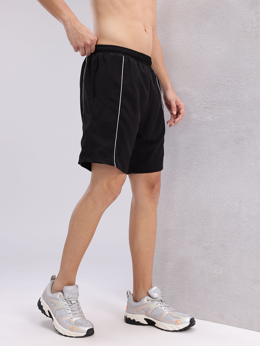 HRX by Hrithik Roshan Men Brand Logo Print  Paneled Training Shorts