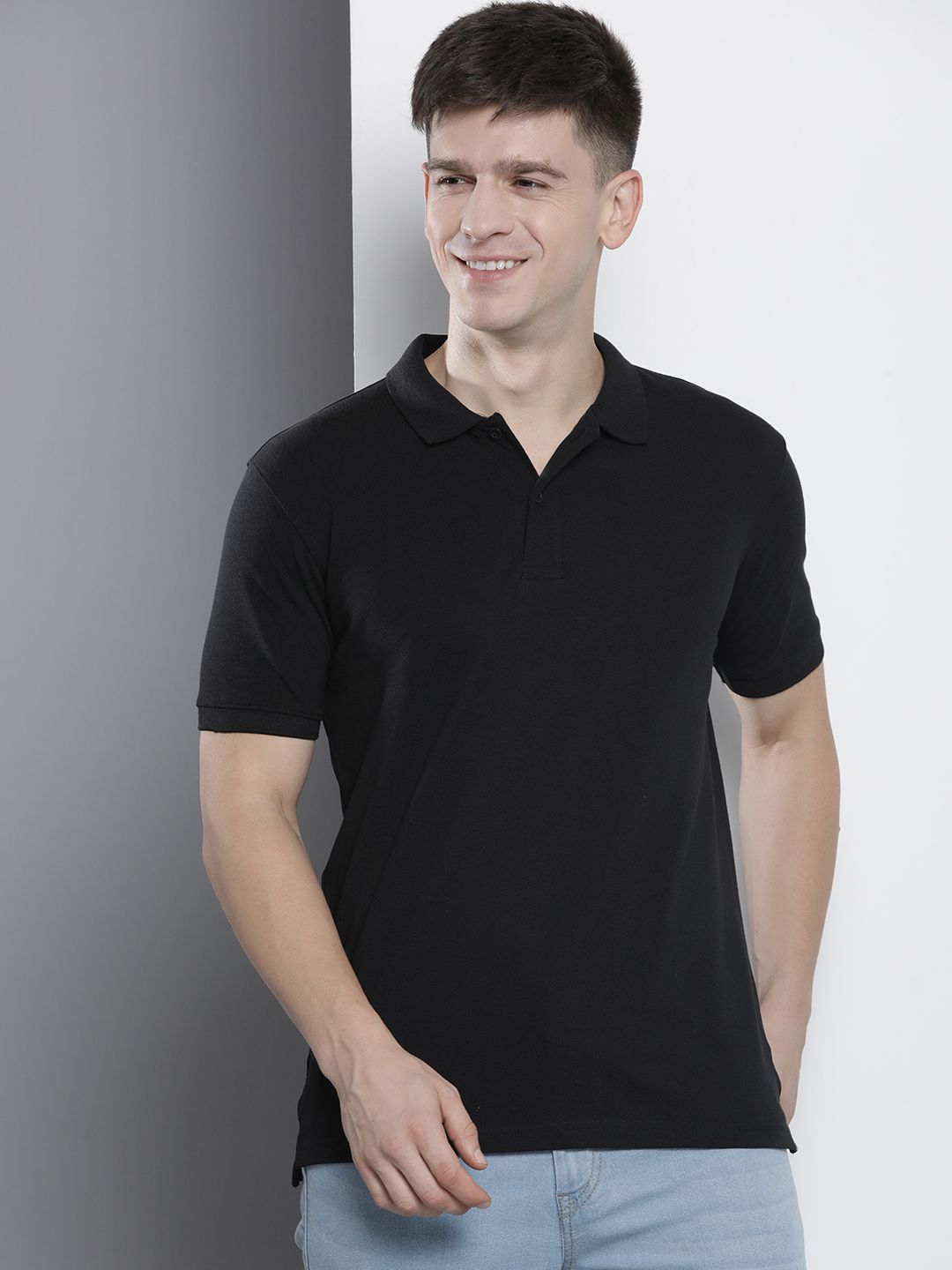 The Indian Garage Co Men Graphic Printed Polo Collar T-shirt