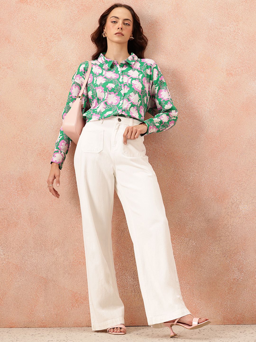 all about you Women Floral Printed Casual Shirt
