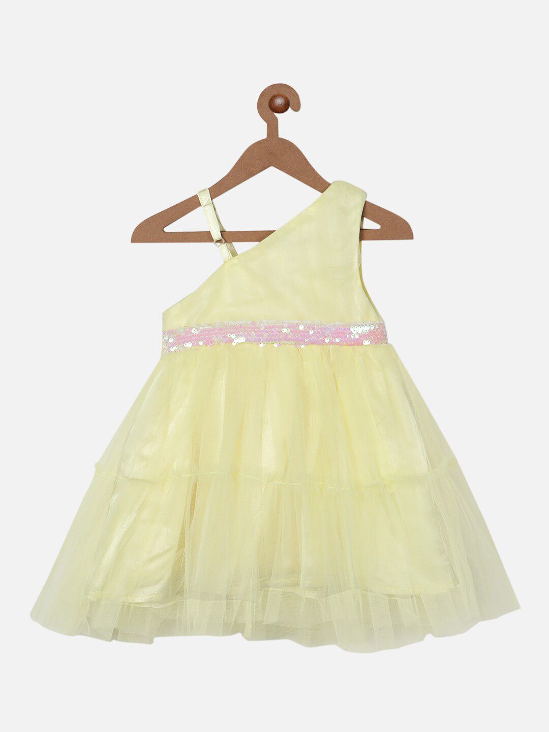 Nauti Nati Girls Net Fit & Flare Dress