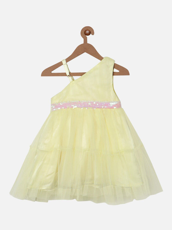 Nauti Nati Girls Net Fit & Flare Dress