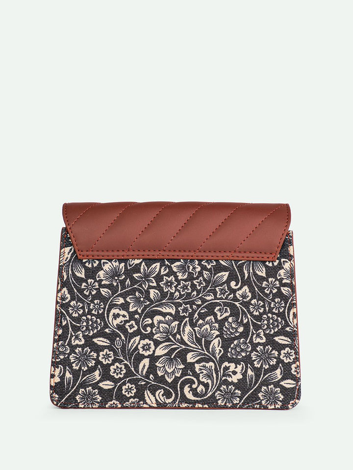 ZOUK Wanita Solid Structured Beg Bahu Tali Selendang boleh tanggal dengan berjumbai