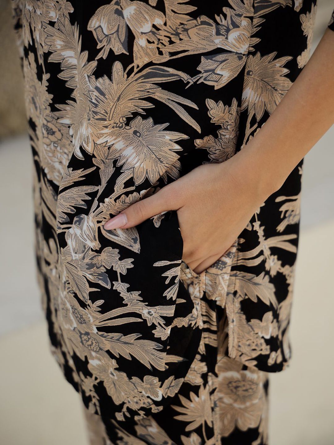 SANSKRUTIHOMES Women Floral Printed Pure Cotton Night suit