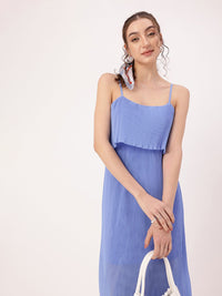 DressBerry Cute Feminine Accordion Pleated Sheath Dress