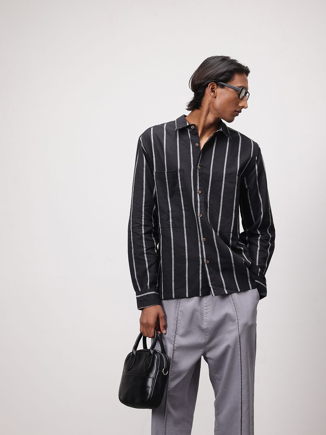 ether 365 Essentials Striped Casual Shirt