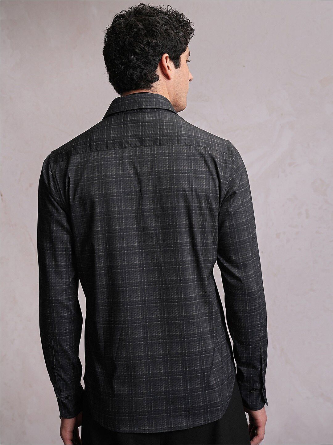 LOCOMOTIVE Luxe Satin Checked Shirt