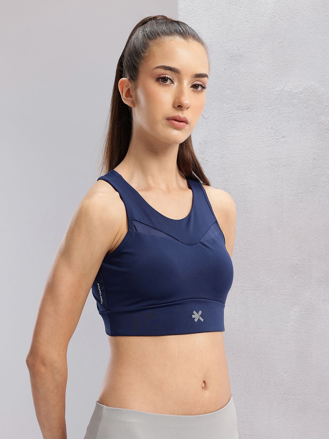 HRX by Hrithik Roshan Full Coverage Lightly Padded- Rapid-Dry Running Bra
