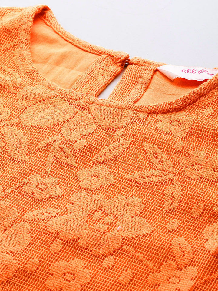 all about you Pure Cotton Floral Lace A-Line Mini Dress