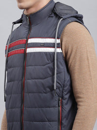 Monte Carlo Striped Lightweight Puffer Jacket
