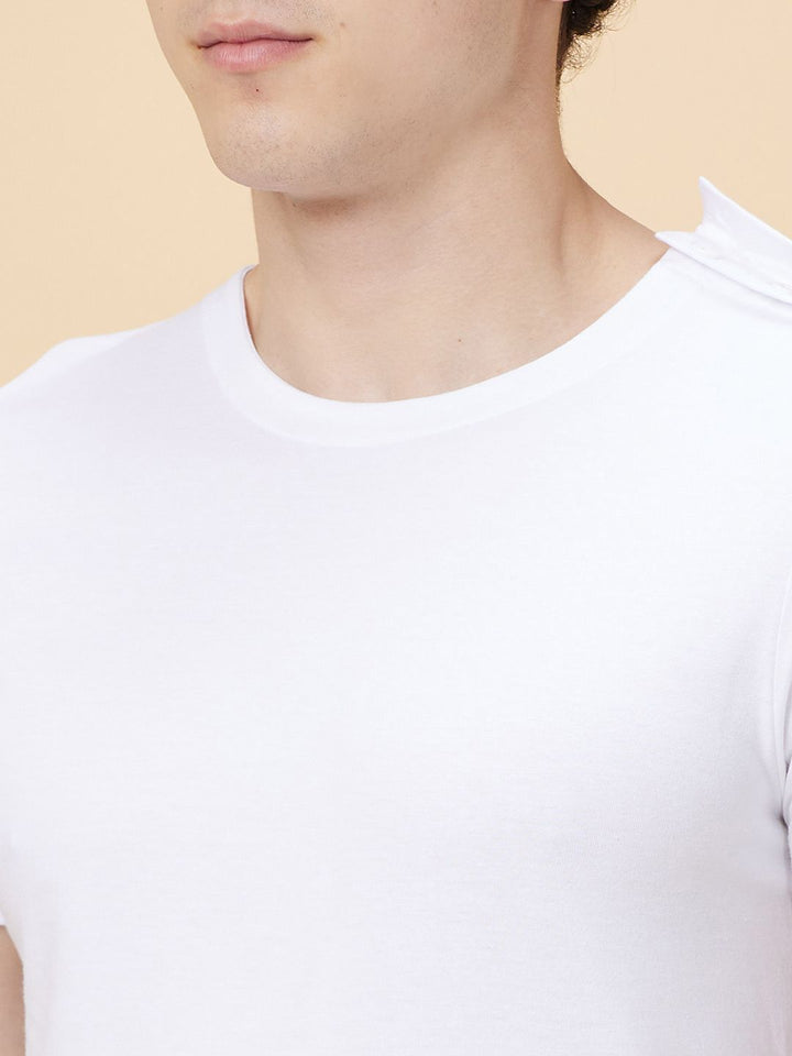 Being Human Men Round Neck Solid T-shirt