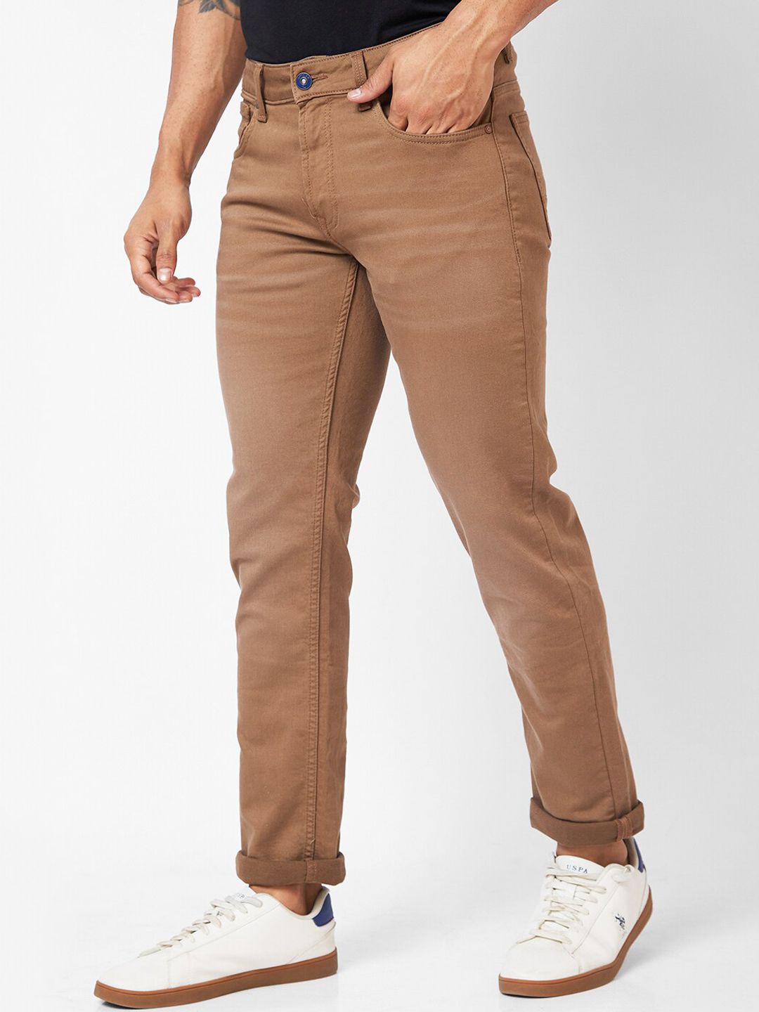SPYKAR Men Mid-Rise Clean Look Cotton Jeans