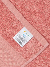 MYTRIDENT Peach Set Of 2 500 GSM Bath Towels
