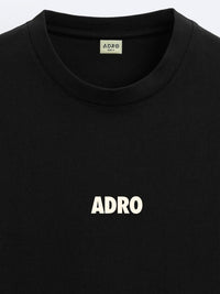 ADRO Lelaki Baju T-Shirt Bersaiz Besar Kapas Lengan Jatuh Bercetak Grafik