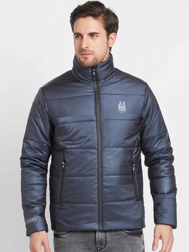 Being Human Stand Collar Padded Jacket