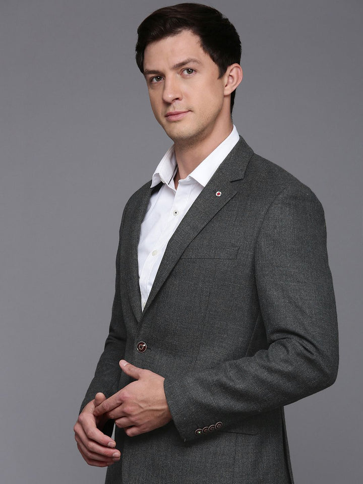 Raymond Contemporary Fit Notched Lapel Collar Single-Breasted Blazer