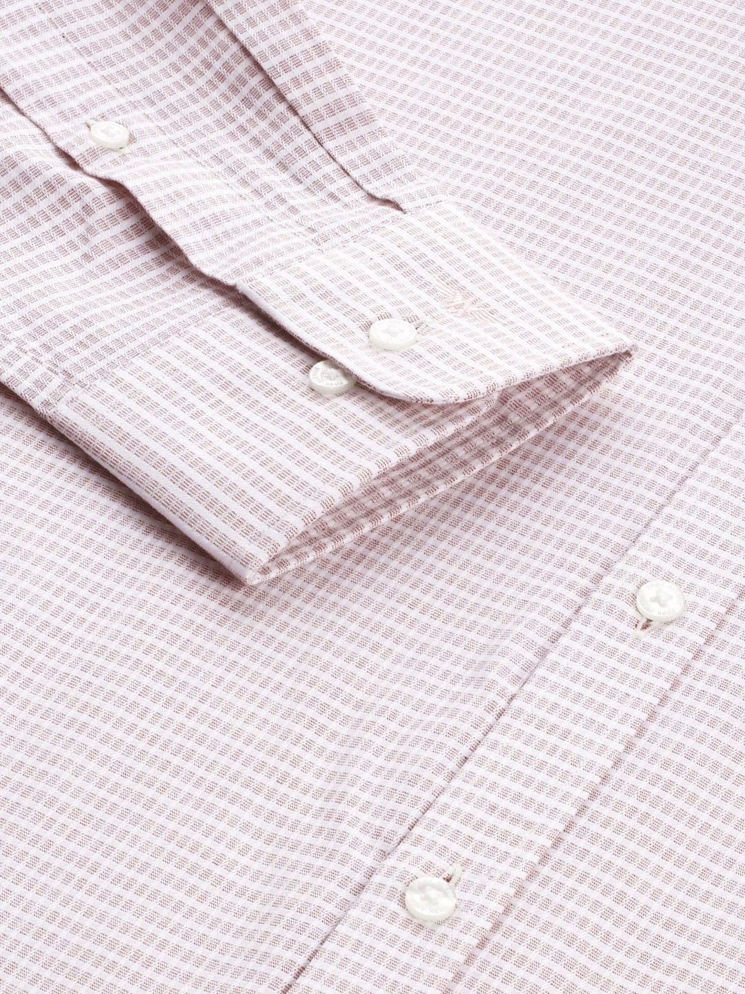 Park Avenue Self Design Slim Fit Pure Cotton Formal Shirt