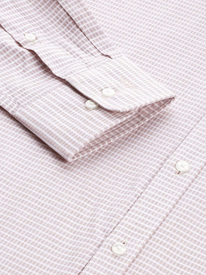 Park Avenue Self Design Slim Fit Pure Cotton Formal Shirt