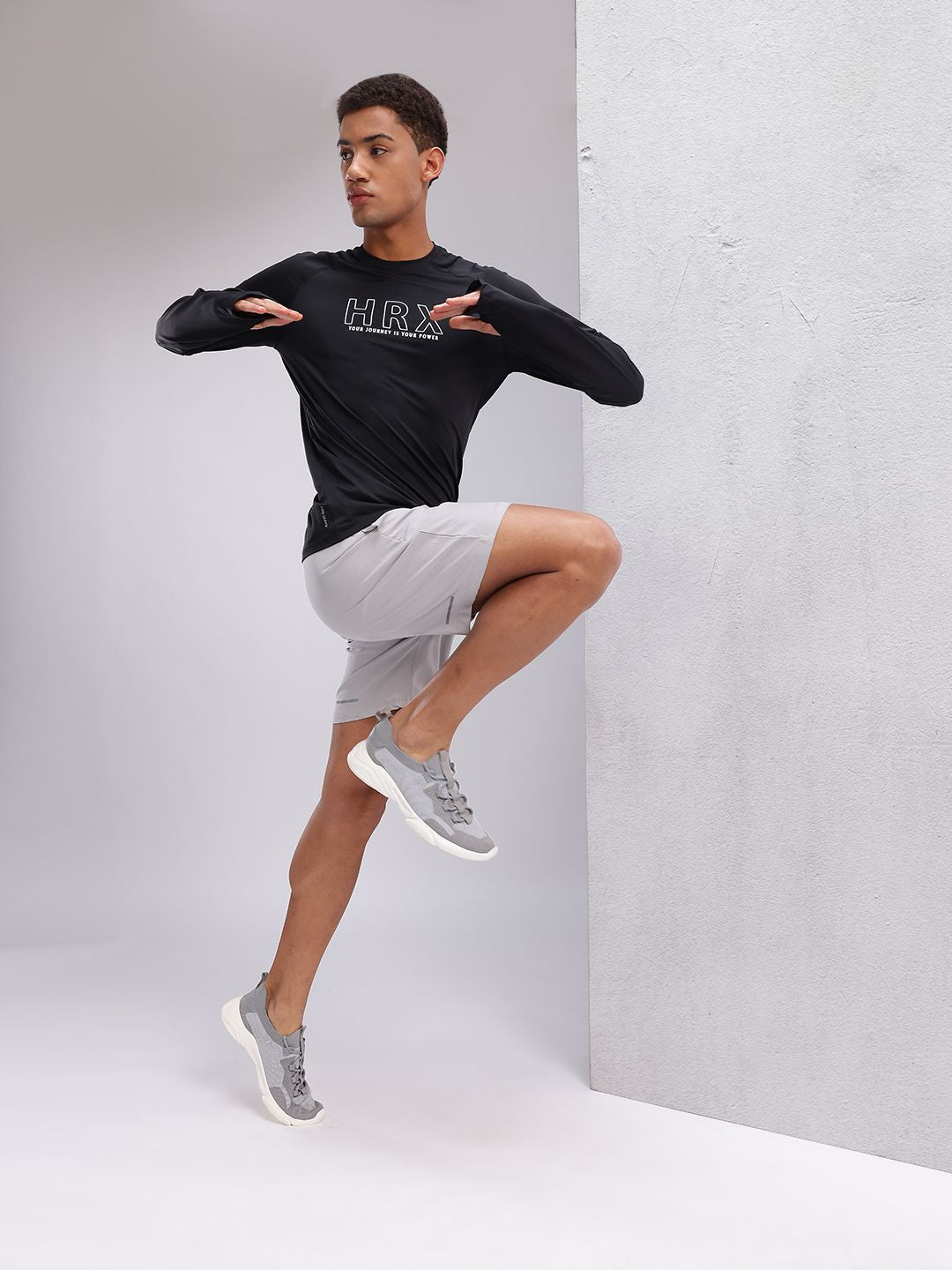 HRX by Hrithik Roshan Rapid-Dry Printed Training T-shirt
