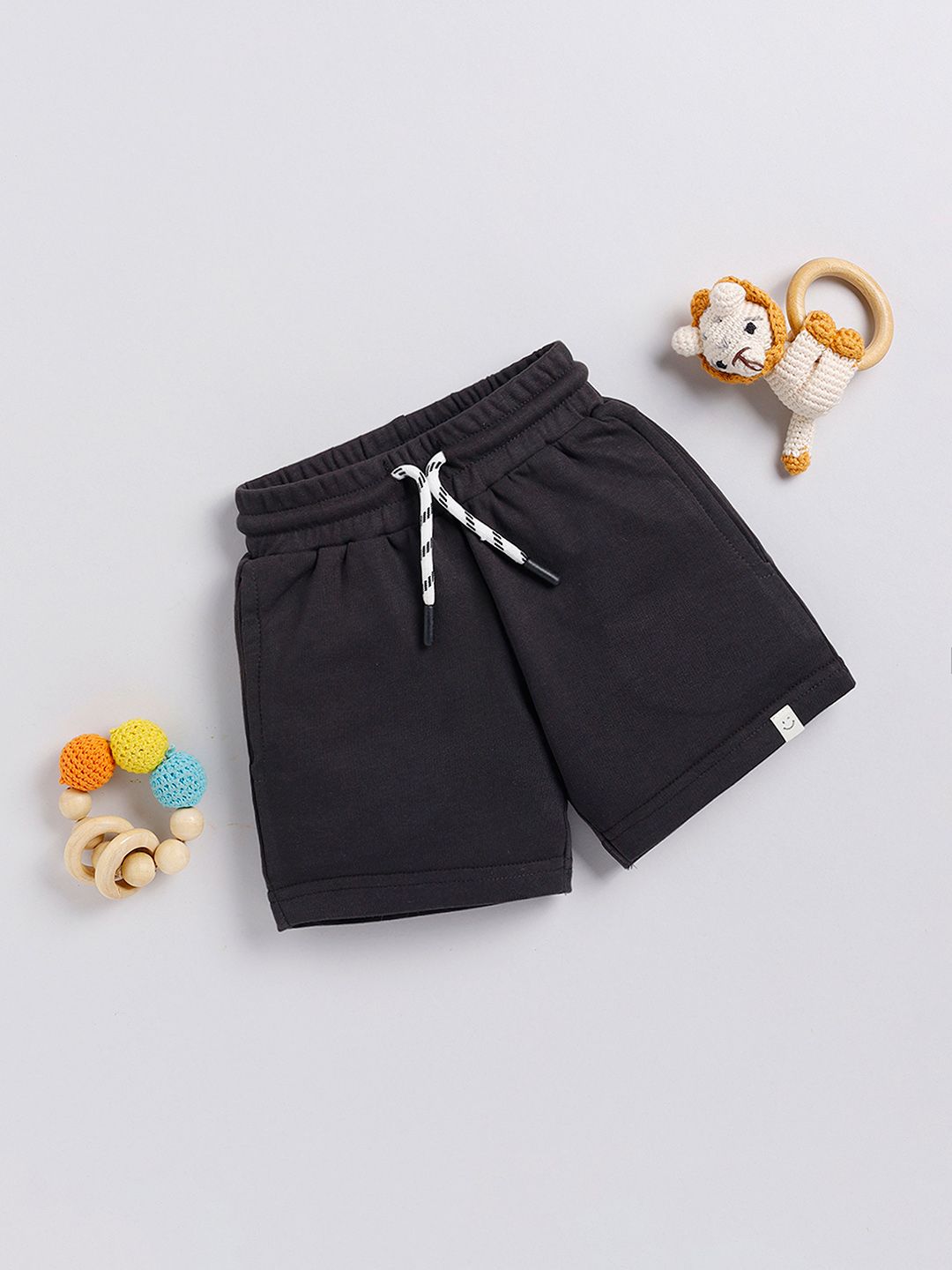 Happy Faces Boys Pure Cotton Regular Shorts