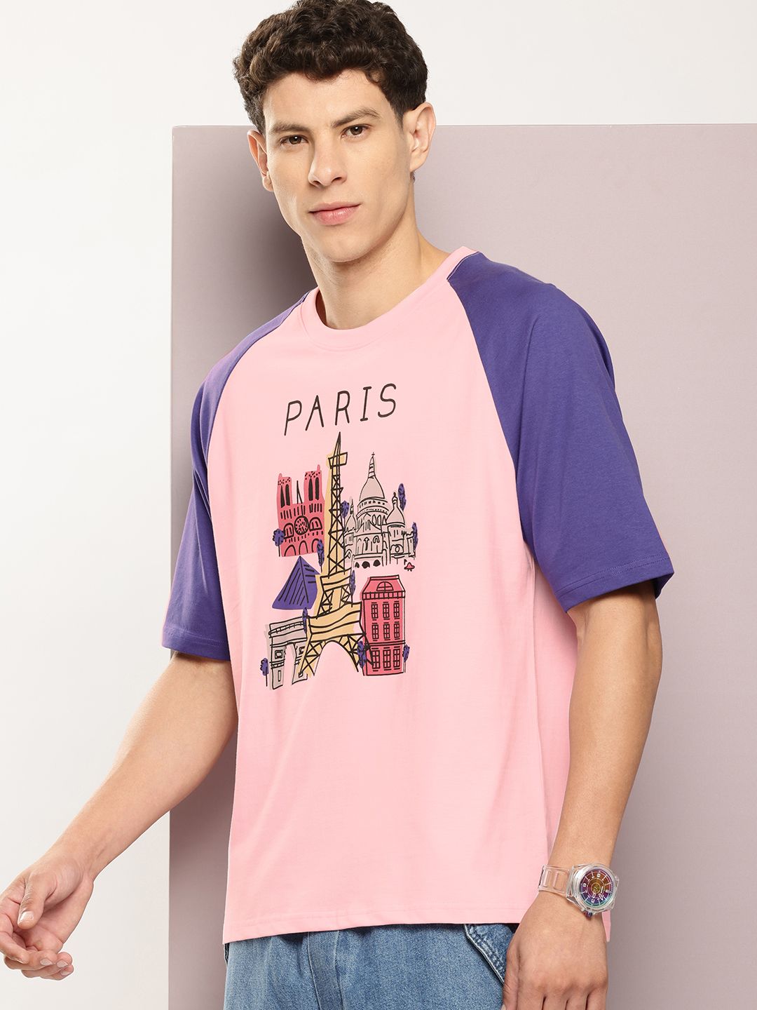 DILLINGER Men Graphic Printed Oversized T-shirt