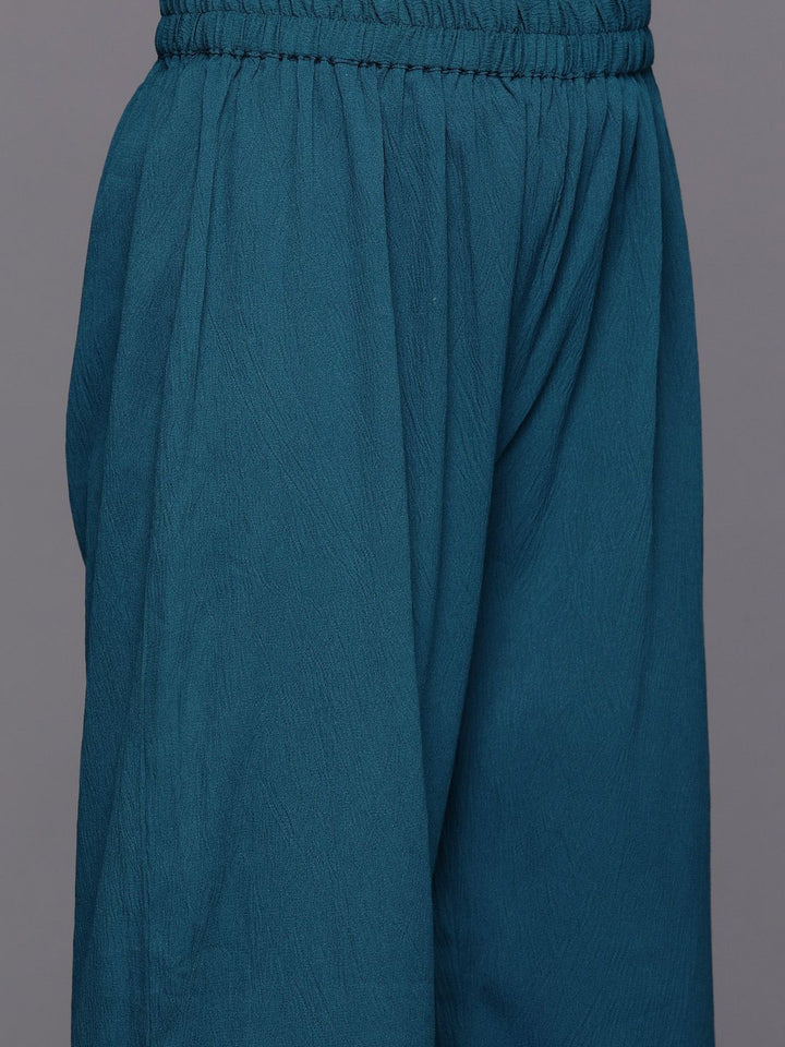 Varanga  Printed Gotta Patti Kurta with Palazzos & Dupatta