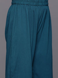 Varanga  Printed Gotta Patti Kurta with Palazzos & Dupatta
