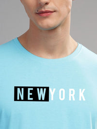 ADRO Men Typography Printed Applique T-shirt