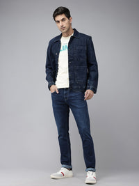 SPYKAR Men Skinny Slim Fit Low-Rise Heavy Fade Stretchable Jeans