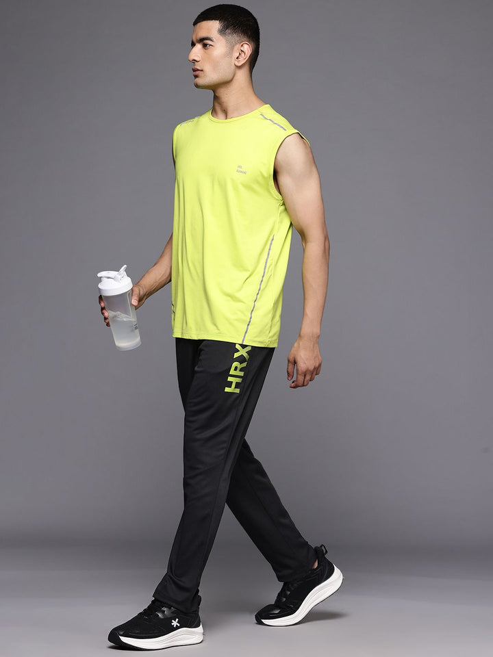 HRX by Hrithik Roshan Men Side Stripes Rapid-Dry Running Track Pants