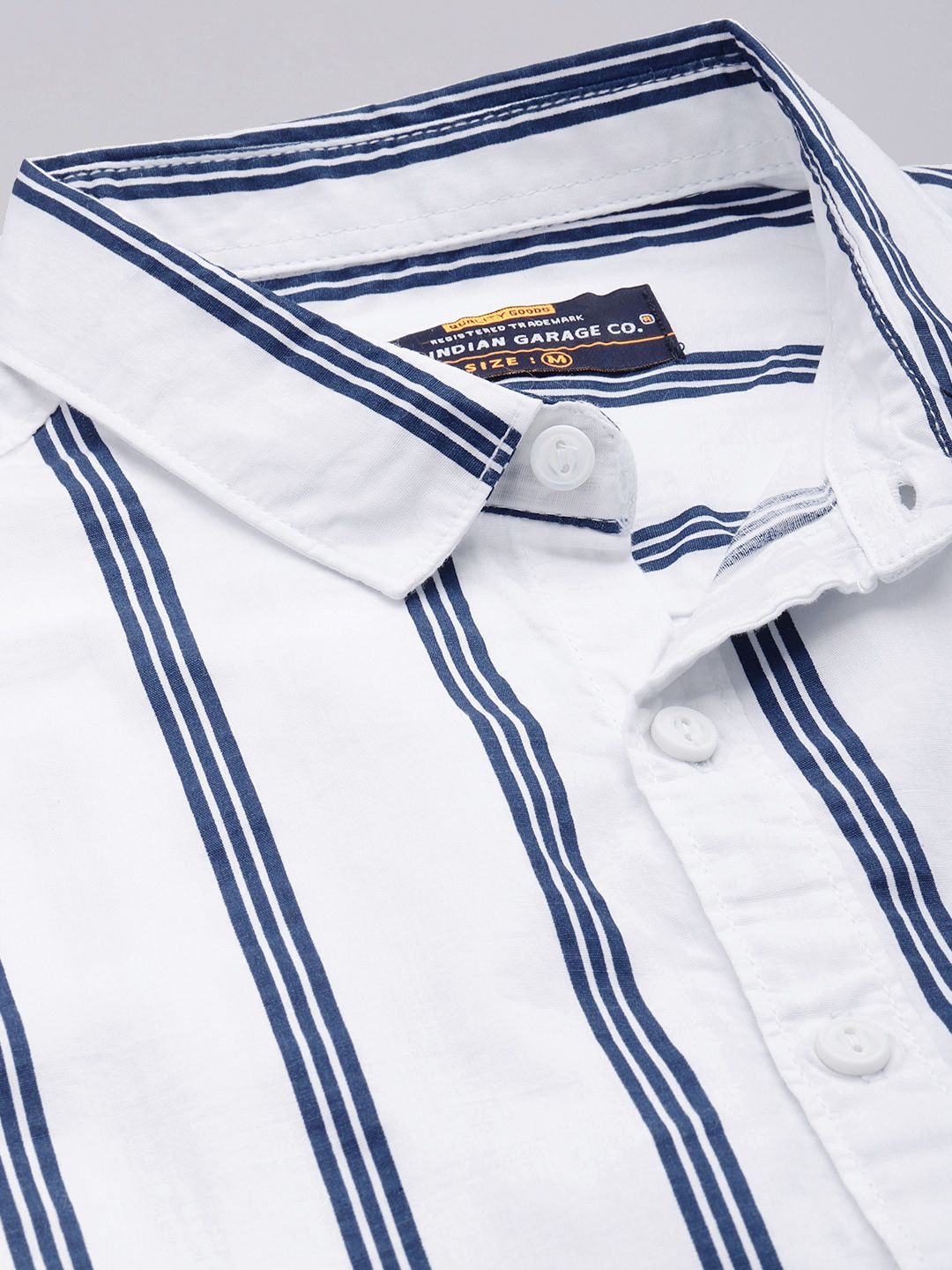 The Indian Garage Co Men Striped Casual Shirt