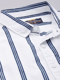 The Indian Garage Co Men Striped Casual Shirt