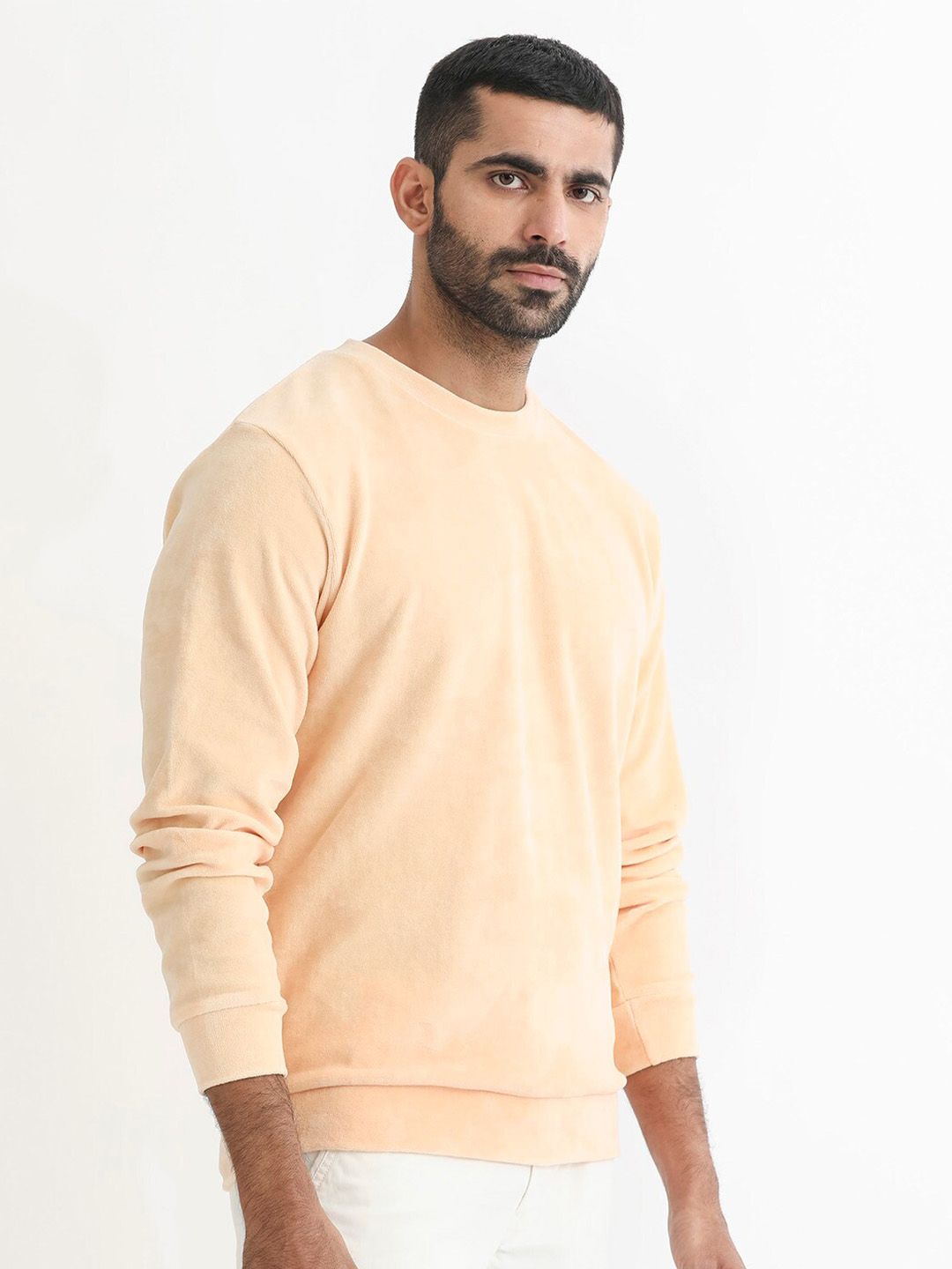 RARE RABBIT Men Dube Round Neck Sweatshirt