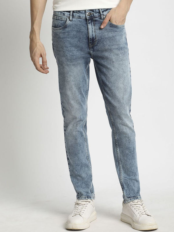 The Bear House Men Mid Rise Slim Fit Jeans