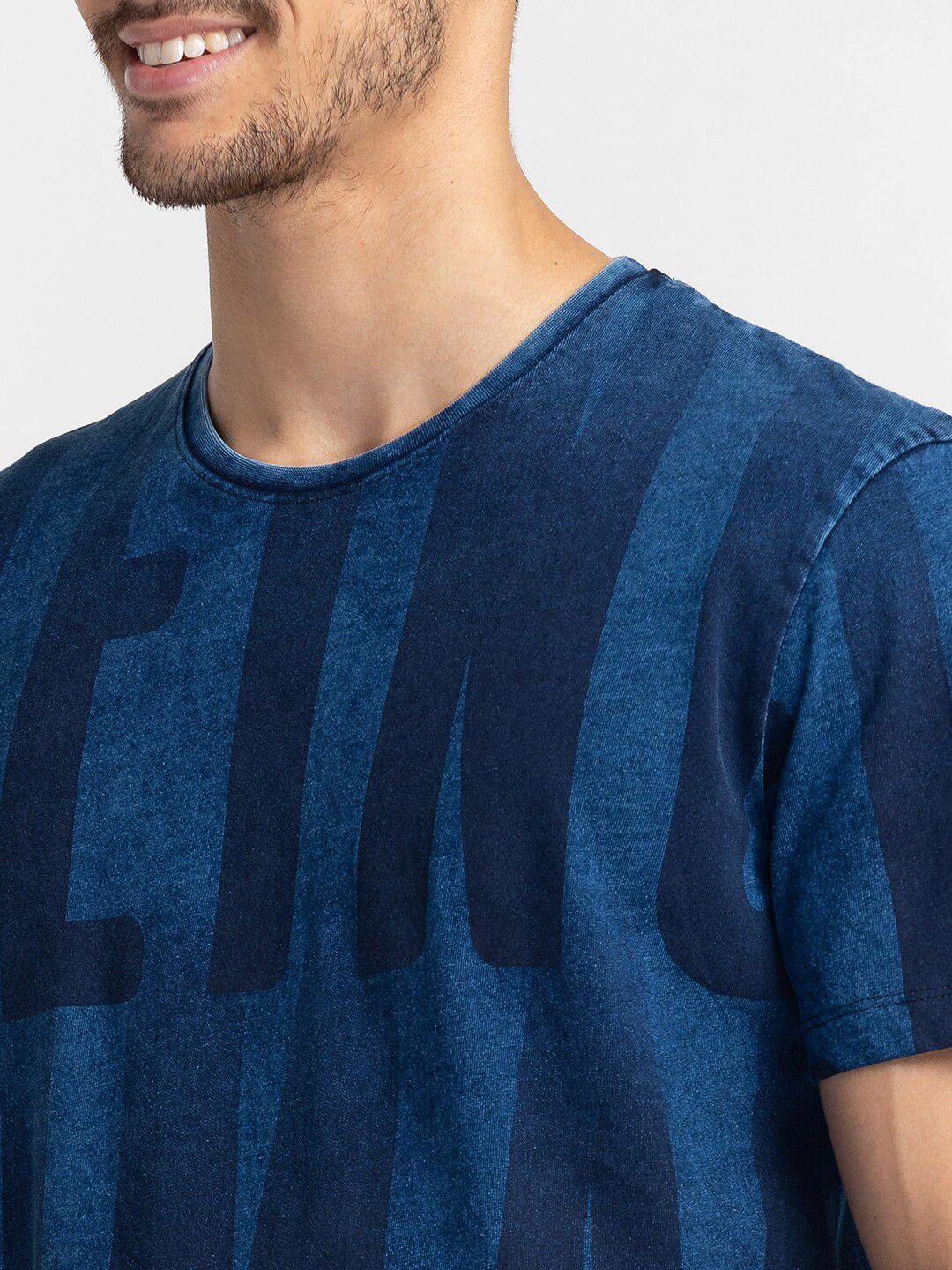 Being Human Typography Printed Cotton T-shirt