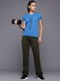 HRX by Hrithik Roshan Women Typography Printed Rapid-Dry Training T-shirt