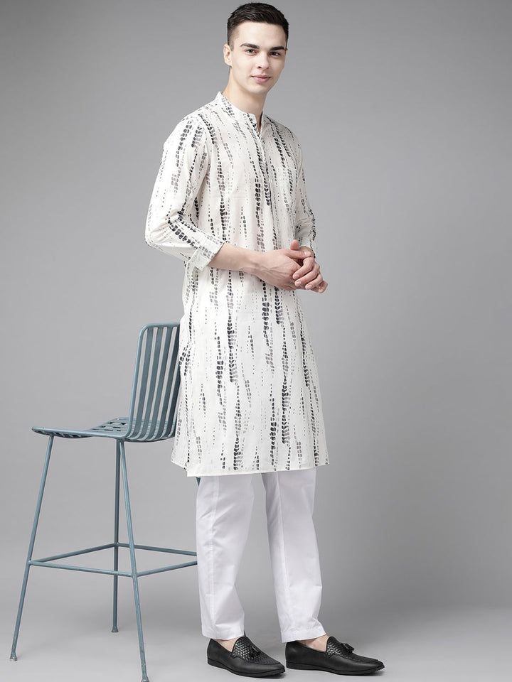 Lihat Reka Bentuk Tie dan Dye Kurta Kapas Murni