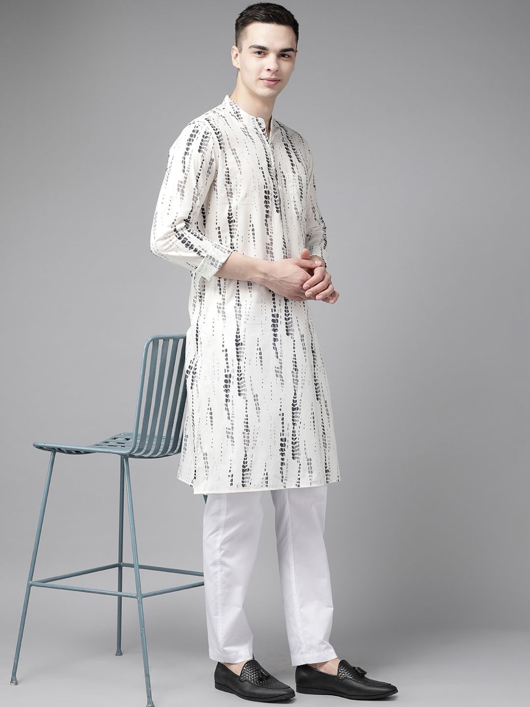 Lihat Reka Bentuk Tie dan Dye Kurta Kapas Murni