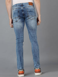 Urbano Fashion Men  Slim Fit Heavy Fade Stretchable Cotton Jeans