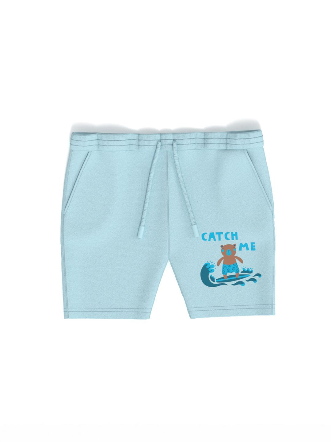 Nauti Nati Boys' Pack of 2 Cotton Graphic Print Badged Shorts