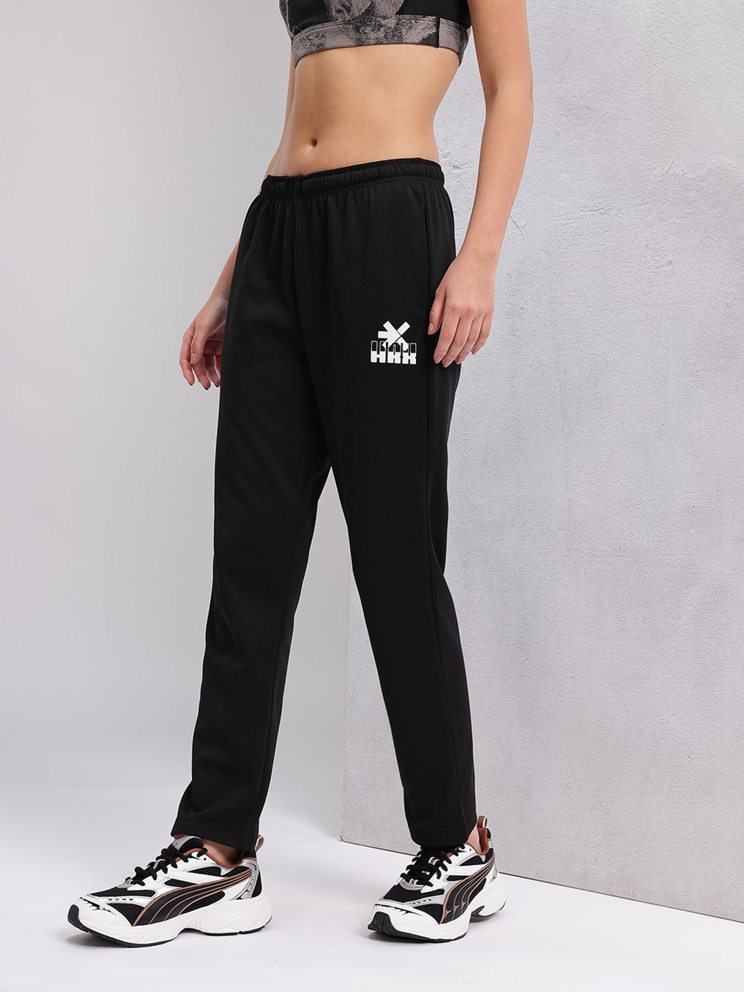 HRX by Hrithik Roshan Women Brand Logo Print Training Track Pants