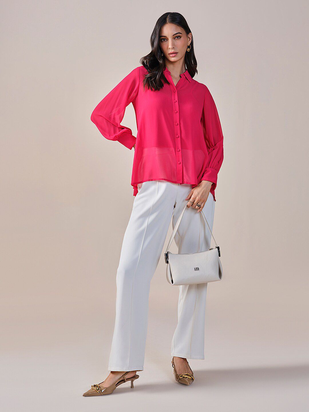 AND Long Sleeves Shirt Style Top