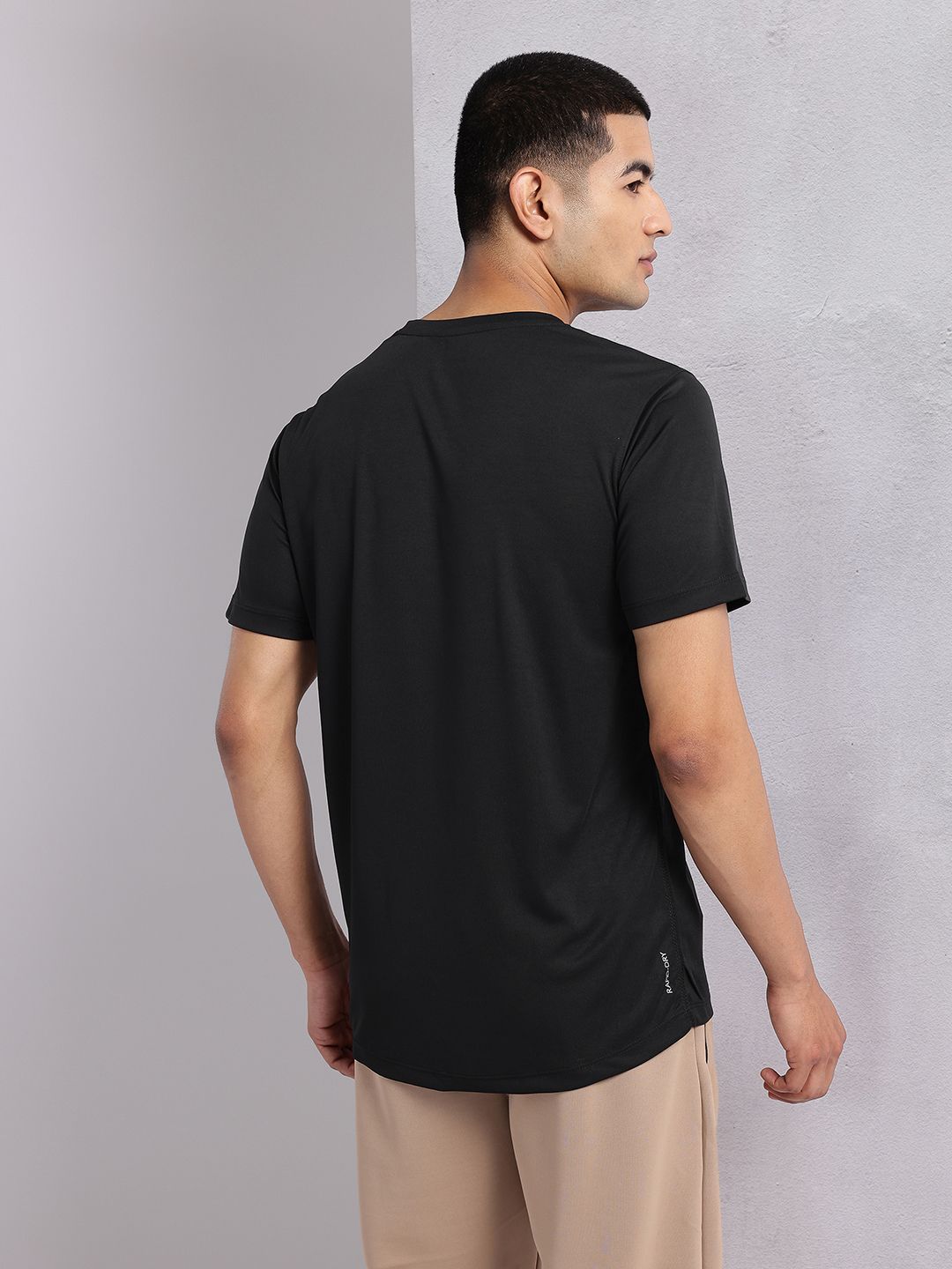 HRX by Hrithik Roshan Brand Logo Printed Rapid-Dry Training T-shirt